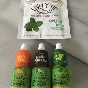 4 types of fresheners by Lively Up Your Breath!